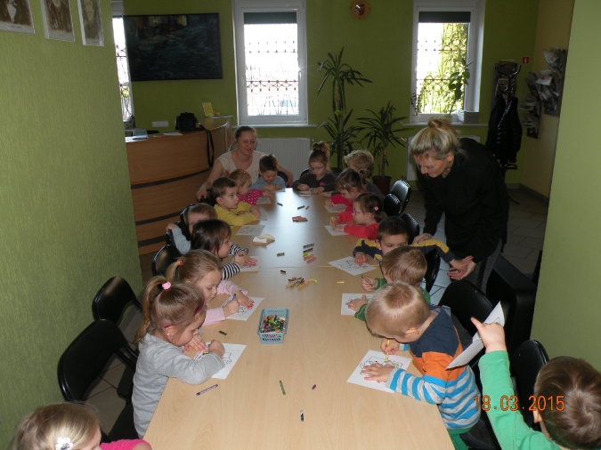 Poranek w bibliotece