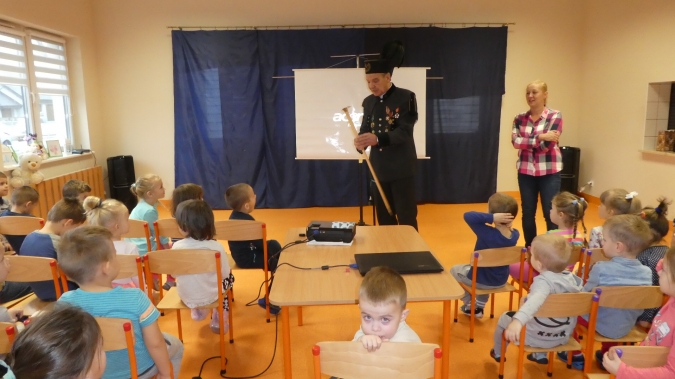 Górnik w przedszkolu